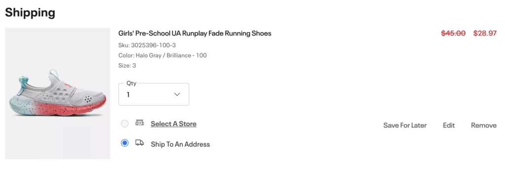 &Lt;S&Gt;Dont Miss This Huge Under Armour Shoe Sale For Kids! + 30% Off Additional Coupon!&Lt;/S&Gt; Expired